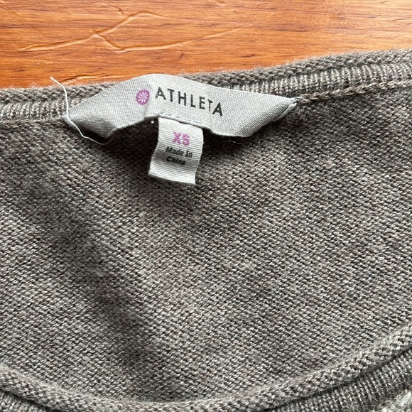 Athleta wool tan/grey sweater - Picture 7 of 9